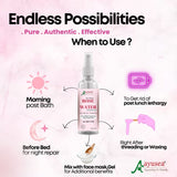 AYUSEA Aloe vera gel(200g) , Multani mitti powder (200g) and Rose water (120ml) combo for oily skin , acne and hyderation